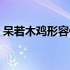 呆若木鸡形容什么生肖（呆若木鸡打一生肖）