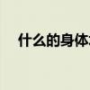 什么的身体填空两字（什么的身体填空）