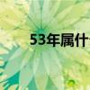 53年属什么生肖（53岁属什么生肖）