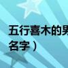 五行喜木的男孩名字有哪些（五行喜木的男孩名字）