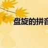 盘旋的拼音怎么读音写（盘旋的拼音）