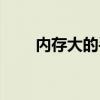 内存大的手机推荐（内存大的手机）