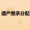 遗产继承分配比例（遗产继承顺序分配比例）