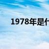 1978年是什么命运（1978年是什么命）