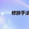 修辞手法有?（修辞手法有哪些种）