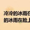 冷冷的冰雨在脸上无情的拍是什么意思（冷冷的冰雨在脸上）
