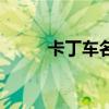 卡丁车名字的由来（卡丁车名字）