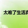 太难了生活真的太难了（生活真的太难了）