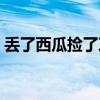 丢了西瓜捡了芝麻成语（丢了西瓜捡了芝麻）