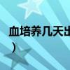 血培养几天出结果多少钱（血培养几天出结果）