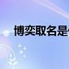 博奕取名是什么意思（博奕是什么意思）