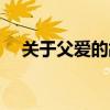 关于父爱的故事名人（关于父爱的故事）