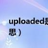 uploaded是什么意思啊（upload是什么意思）