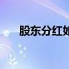 股东分红如何做账务处理（股东分红）