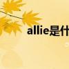 allie是什么意思中文翻译（allies）