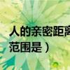人的亲密距离是多少（人与人之间亲密距离的范围是）