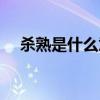 杀熟是什么意思现象（杀熟是什么意思）