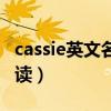 cassie英文名怎么读语音（cassie英文名怎么读）
