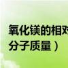 氧化镁的相对原子质量是多少（氧化镁的相对分子质量）