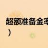 超额准备金率用什么字母表示（超额准备金率）