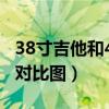 38寸吉他和41寸的图片对比（38寸吉他41寸对比图）