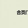合页门调整技巧视频（合页）