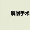 解剖手术台上的女子的肚子（解剖）