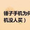 锤子手机为何不能被国人支持（为什么锤子手机没人买）