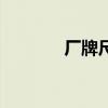 厂牌尺寸一般是多少（厂牌）
