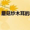 蘑菇炒木耳的功效（蘑菇炒木耳青椒的做法）