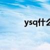 ysq什么意思（ysu是什么意思）