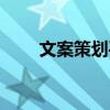 文案策划平台（文案策划第一品牌）