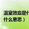 温室效应是什么意思有什么危害（温室效应是什么意思）