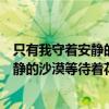 只有我守着安静的沙漠等待着花开是谁唱的（只有我守着安静的沙漠等待着花开）