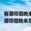 春潮带雨晚来急野渡无人舟自横是什么诗（春潮带雨晚来急）