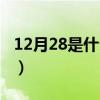 12月28是什么星座的座（12月28是什么星座）