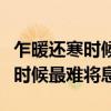 乍暖还寒时候最难将息是什么意思（乍暖还寒时候最难将息）