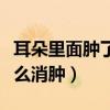 耳朵里面肿了怎么消肿最快（耳朵里面肿了怎么消肿）