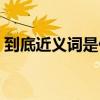 到底近义词是什么二年级上册（到底近义词）