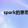 spark的意思是什么（sparks是什么意思）