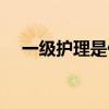 一级护理是什么意思（护理是什么意思）