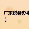 广东税务办事大厅（广东国税局网上办税大厅）