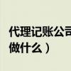 代理记账公司都做什么事情（代理记账公司都做什么）