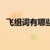 飞组词有哪些一年级上册（飞组词有哪些）