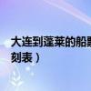大连到蓬莱的船票时刻表蓬莱到大连（大连到蓬莱的船票时刻表）