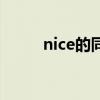 nice的同义单词（nice的同义词）