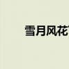 雪月风花下一句是什么（雪月风花）