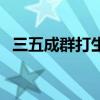 三五成群打生肖（三五成群开过什么生肖）