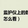 监护仪上的数据怎么看图片（监护仪上的数据怎么看）