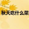 秋天吃什么菜好菜谱大全（秋天吃什么菜好）